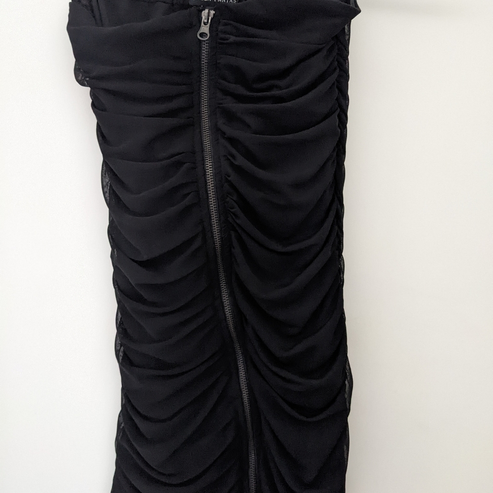 Zipper bodycon dress